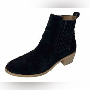 Paul Green Suzette Suede Bootie‎ $485 Sz 4.5/US7 Comfort Handmade Ankle Boot